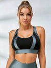 Square Neck Contrast Trim Sports Bra & Panel Leggings