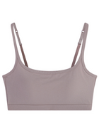 Women's Ribbed Scoop Neck Wireless Bralette