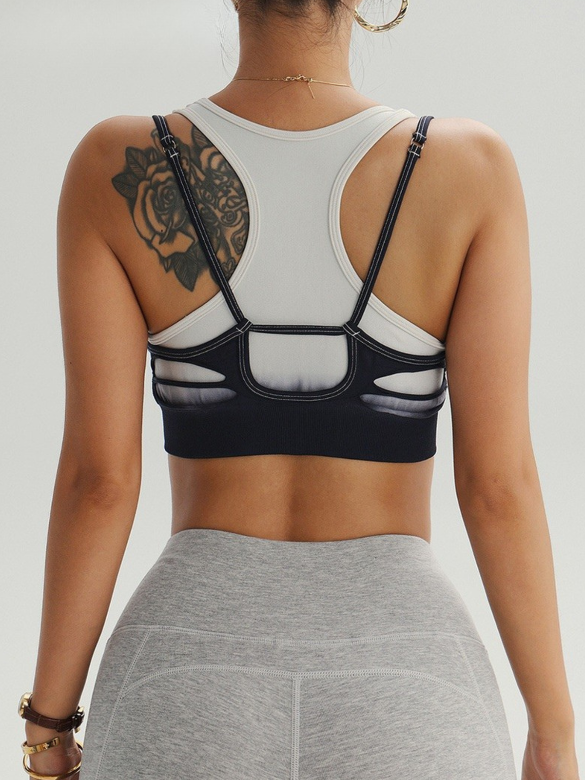 Women's Cut-Out Strappy Sports Bra
