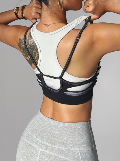 Women's Cut-Out Strappy Sports Bra