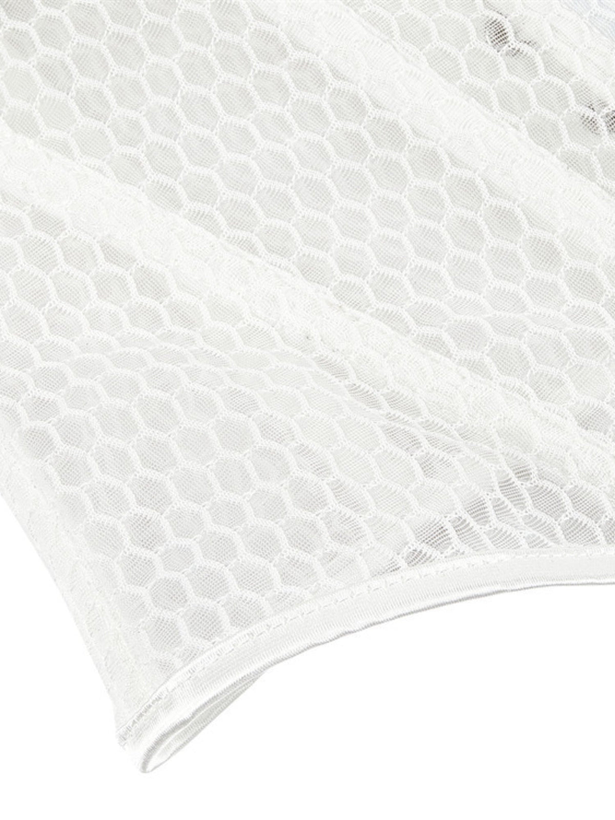 Sheer Mesh Strapless Corset Top
