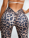 🖤ZASUWA Female Leopard Scrunch Bum Body Fit Leggings