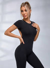 Backless Scrunch Bum Flare Jumpsuit