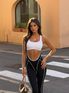 Sexy Contrast Color Unique Cutout Booty Jumpsuit