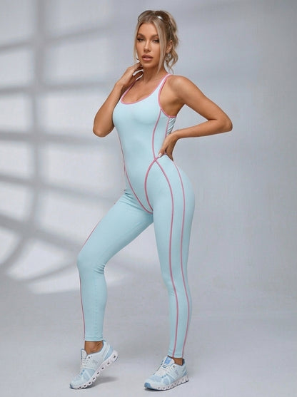 Cross Back Fit Romper