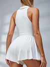 Zipper Casual 2 in 1 Short Romper