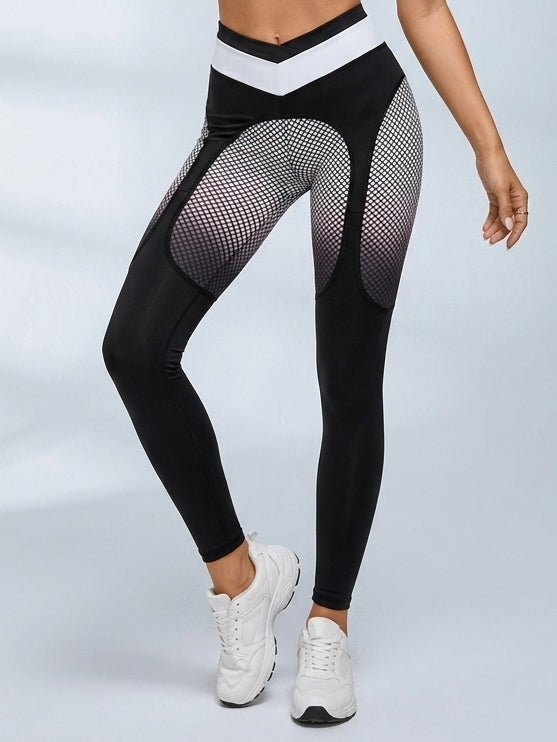❤Pop Style Contrast Color Leggings