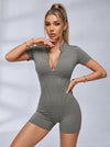 Corset Zipper Jumpsuit