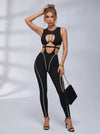 Sexy Hollow Out Jumpsuit
