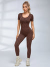 Leopard Print Backless Jumpsuit
