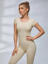 Sexy Backless U Collar Jumpsuit