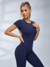 Backless Scrunch Bum Flare Jumpsuit