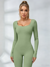 ZASUWA Damen Sexy Cutout Pocket Booty Cargo Jumpsuit