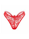 ZASUWA Female Unique Rose Lace T-back Thong