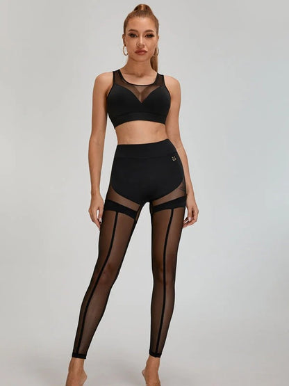 Super Sexy Unique Mesh Hip-lift Leggings