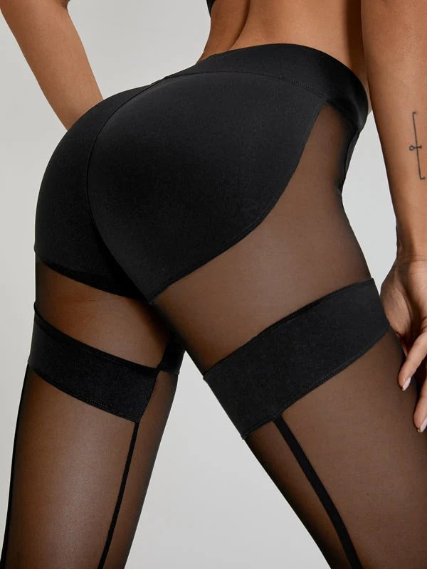 Super Sexy Unique Mesh Hip-lift Leggings