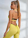 Sexy Contrast Color Stripe Hollow Out Jumpsuit