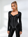 🖤ZASUWA Female Tummy Control Zipper Hip-lift Jumpsuit