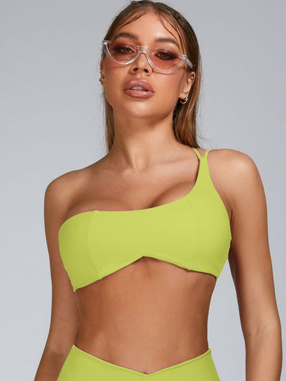 Cutout V Shape Waist Spandex Gym Booty Shorts