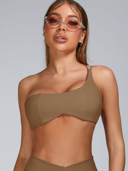 Cutout V Shape Waist Spandex Gym Booty Shorts