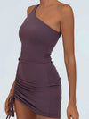 Tailoring Drawstring Hollow Out Elastic Tight Quick Dry Dress