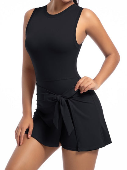 Solid Color 2 in 1 Design Quick-dry Dress