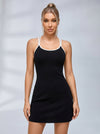 Geometric Cutout Tennis Dress