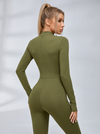 Zipper Hip-lift Jumpsuit