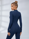 Zipper Hip-lift Jumpsuit