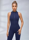 Zipper Cutout Scrunch Bum Jumpsuit