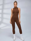 Zipper Cutout Scrunch Bum Jumpsuit