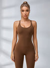 Cross Back Scrunch Bum Quick-dry Jumpsuit