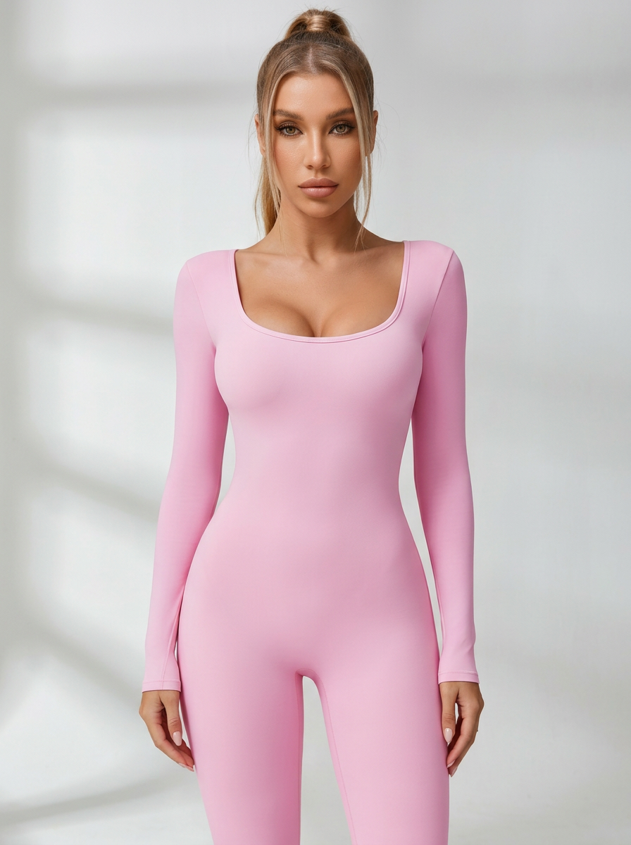 ZASUWA Damen Sexy Cutout Pocket Booty Cargo Jumpsuit