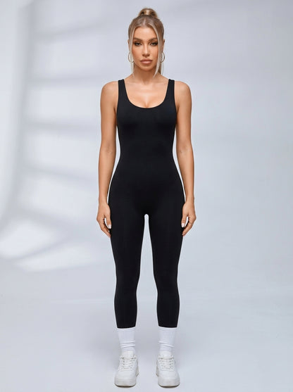 Cross Back Scrunch Bum Jumpsuit
