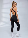 Cross Back Scrunch Bum Jumpsuit