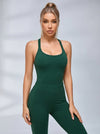 Jumpsuit mit überkreuztem Rückenausschnitt und Scrunch-Po