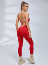 Backless Ribbed Jumpsuit