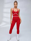 Backless Ribbed Jumpsuit