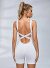 Cross Back Scrunch Bum Seamless Romper