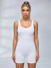 Cross Back Scrunch Bum Seamless Romper