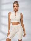 Stich Zipper Hot Short Suit