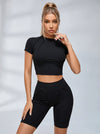 Stich Zipper Hot Short Suit