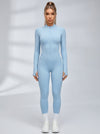Sexy Backless Zipper Scrunch Bum Jumpsuit