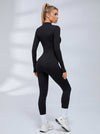 Sexy Zipper Fleece Jumpsuit