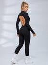 Sexy Backless Zipper Scrunch Bum Jumpsuit