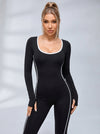 Cross Back Flare Jumpsuit