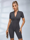 Sexy Zipper Booty Romper