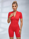 Sexy Zipper Booty Romper
