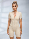 Sexy Zipper Booty Romper