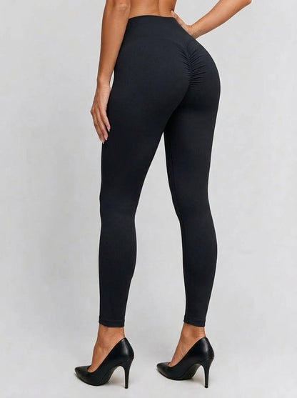 ZASUWA Damen Scrunch Bum High-Rise Leggings